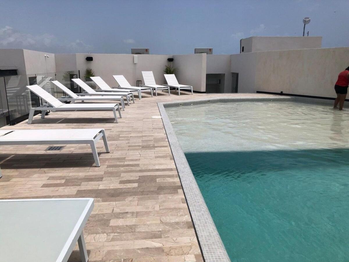 Deluxe Aparment Whit Beach & Ocean View 8 Pax Плая дел Кармен Екстериор снимка
